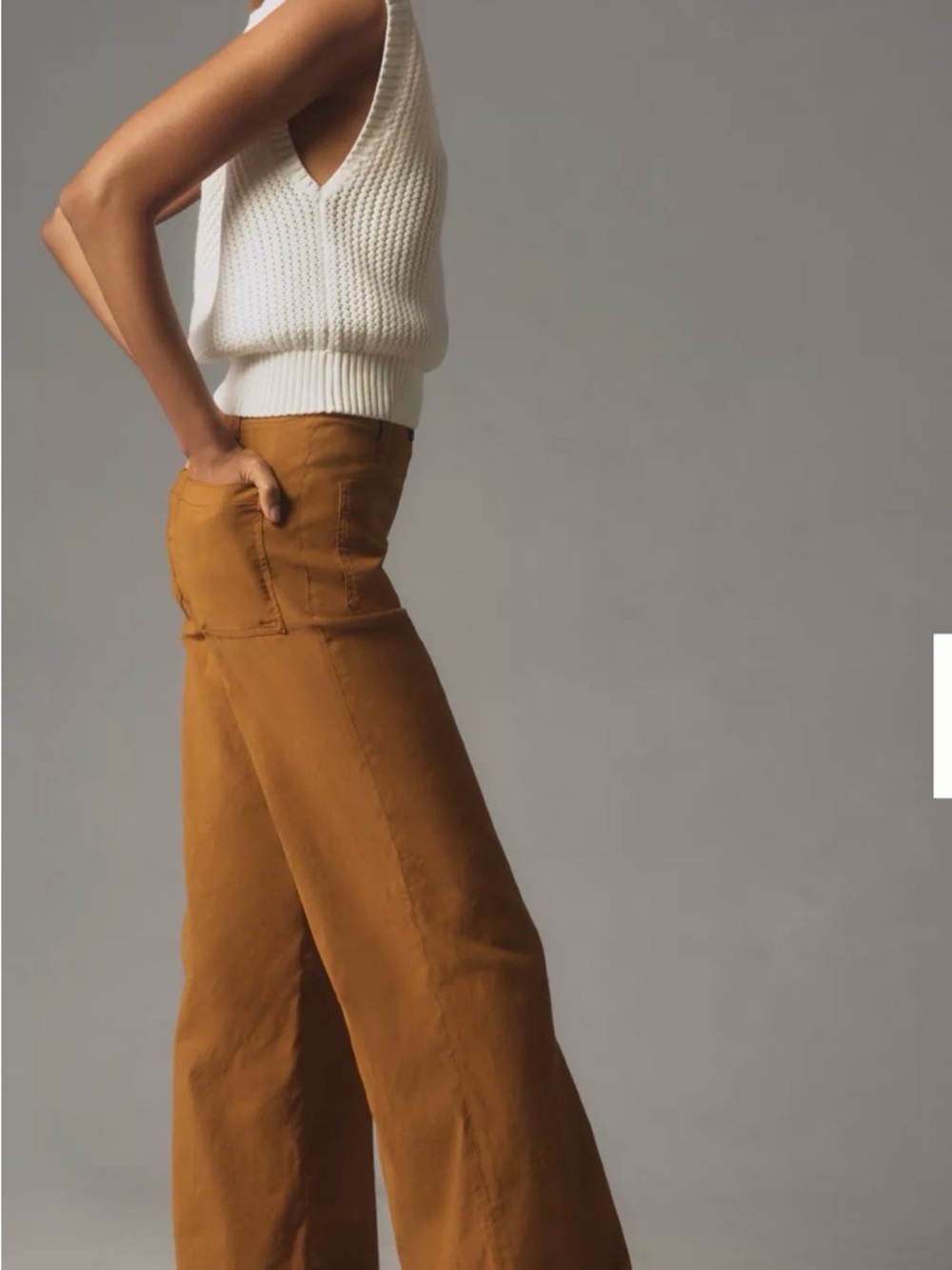Anthropologie Maeve Junie High-Rise Flare Pants Magic Fabric Edition Size 25 - Picture 6 of 8